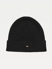 Pima Cotton Beanie - Black